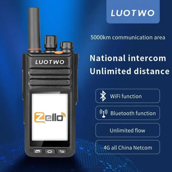 V1-M3 Walkie Talkie with App National Intercom Long Range Two Way Radio Support WiFi Bluetooth IP54 Waterproof Rechargeable Handheld GPS - Image 5