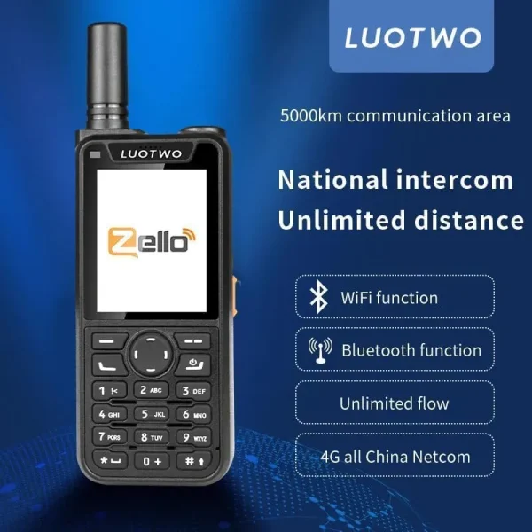 M920 Walkie Talkie with 4G Two Way Radio with SIM Card Bluetooth National Intercom Long Range Radio Profesional Built-in GPS - Image 2