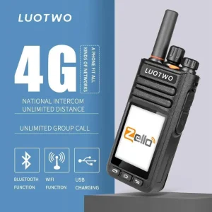 V1-M3 Walkie Talkie with App National Intercom Long Range Two Way Radio Support WiFi Bluetooth IP54 Waterproof Rechargeable Handheld GPS
