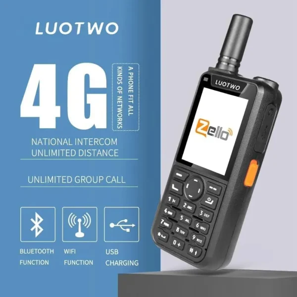 M920 Walkie Talkie with 4G Two Way Radio with SIM Card Bluetooth National Intercom Long Range Radio Profesional Built-in GPS - Image 3